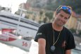 Alexis Loison, skipper du Figaro Groupe Fiva, vainqueur du Grand Prix Metropole Nice Cote d Azur - Course 3 - Generali Solo 2015 - Nice le 26/09/2015