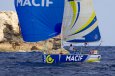 Yoann Richomme Skipper du Figaro Skipper Macif 2014, lors de la 2eme etape de la Generali Solo 2015 entre Nice et Barcelone - Nice le 29/09/2015